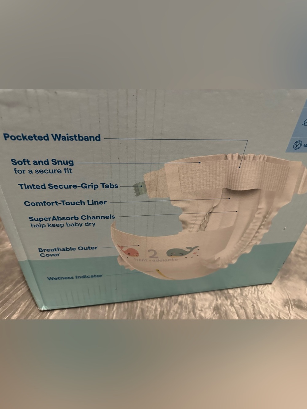FREE W BUNDLE!!!! size 2 unopened diapers!! - Picture 2 of 2